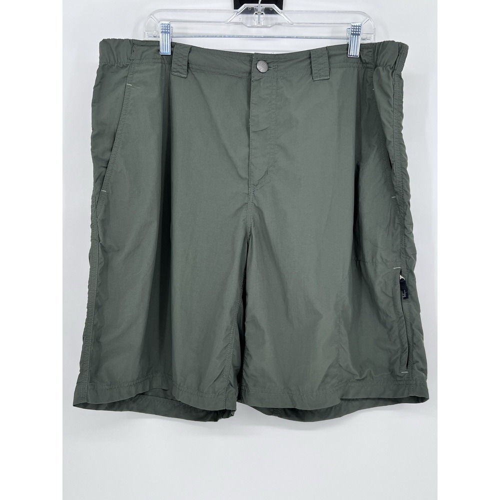 Columbia Shorts Silver‎ Ridge Men's Green Cargo 40x10 Omnishade Fishing Hiking